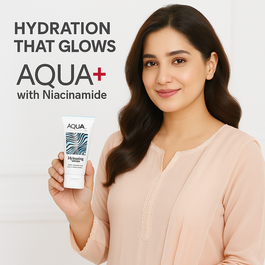AQUA+ Hydrating Cream with Niacinamide – Intense Moisture for Glowing Skin