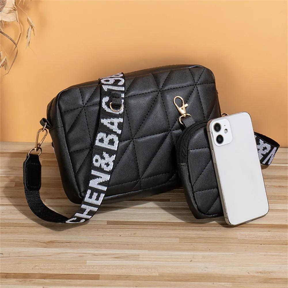 Trendy White Quilted Crossbody Bag with Mini Pouch – Casual & Stylish Sling | ApnaBag.shop