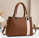 Brown Handbag for Women | Stylish Two-Tone Design | Shoulder & Hand Carry | Daily & Formal Use