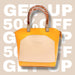 GUCCI Inspired Elegant Yellow & Beige Handbag for Women | Stylish Two-Tone Shoulder Bag | Premium Designer Look