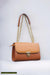 Brown & Tan Chain Strap Shoulder Bag – Stylish Leather Look Crossbody | ApnaBag.shop