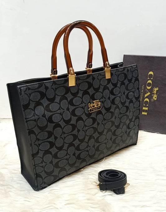 Luxury Designer Handbag for Women | Premium Leather Tote | Coach Inspired Bag