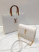 Premium White Croc-Textured Handbag & Sling – ApnaBag.shop